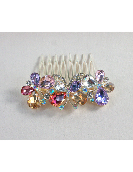 GRZEBIEŃ wsuwany do włosów wtykowy ozdobny MOTYL Lolita Akcesoria KOLORY