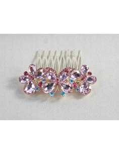 GRZEBIEŃ wsuwany do włosów wtykowy ozdobny MOTYL Lolita... 2