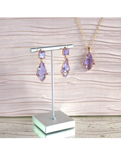 Komplet Naszyjnik z zawieszką STAL CHIRURGICZNA KOLCZYKI... 2