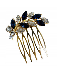 Grzebień wsuwany do włosów wtykowy ozdobny diamenty...