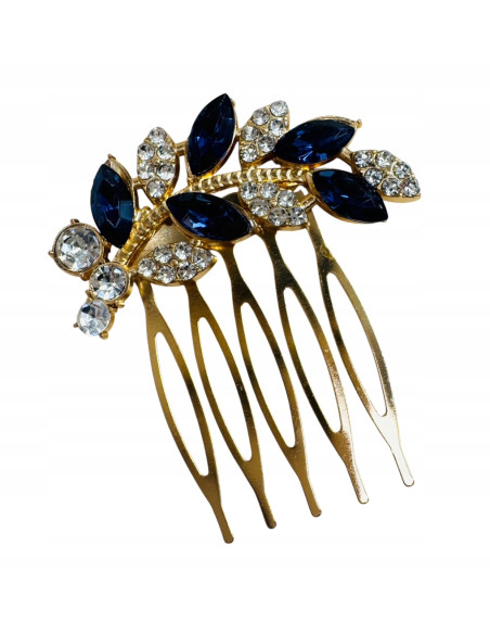 Grzebień wsuwany do włosów wtykowy ozdobny diamenty Lolita Accessories