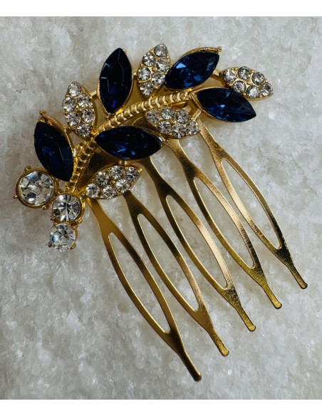 Grzebień wsuwany do włosów wtykowy ozdobny diamenty Lolita Accessories