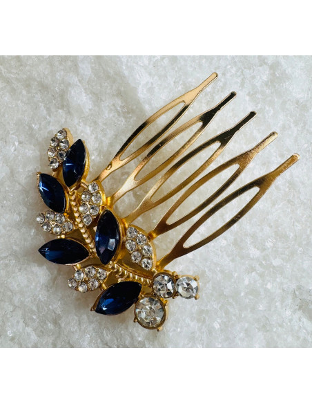 Grzebień wsuwany do włosów wtykowy ozdobny diamenty Lolita Accessories