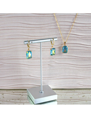 Komplet Naszyjnik z zawieszką STAL CHIRURGICZNA...