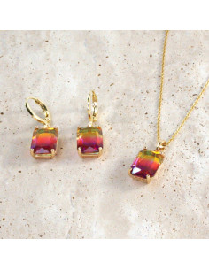 Komplet Naszyjnik z zawieszką STAL CHIRURGICZNA KOLCZYKI...