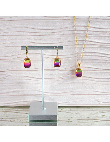 Komplet Naszyjnik z zawieszką STAL CHIRURGICZNA...