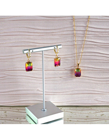 Komplet Naszyjnik z zawieszką STAL CHIRURGICZNA...