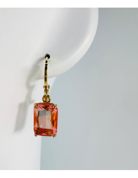 Komplet Naszyjnik z zawieszką STAL CHIRURGICZNA KOLCZYKI "BRYLANTY"