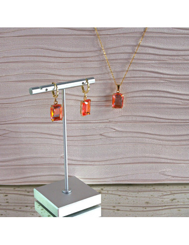 Komplet Naszyjnik z zawieszką STAL CHIRURGICZNA...