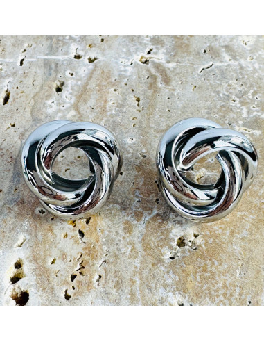 Kolczyki SREBRNY WĘZEŁ SUPEŁ 2 CM Lolita...