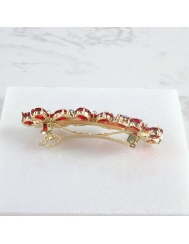 Klamra francuska 3 motyle kryształki  Lolita...