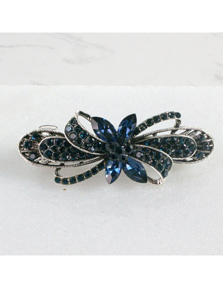 Klamra francuska granatowa kokarda Lolita akcesoria