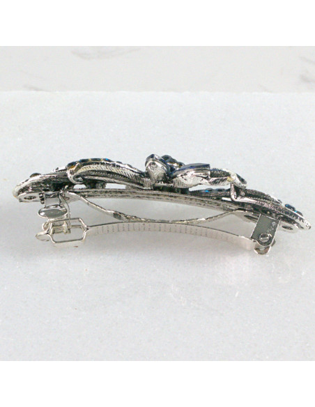 Klamra francuska granatowa kokarda Lolita akcesoria