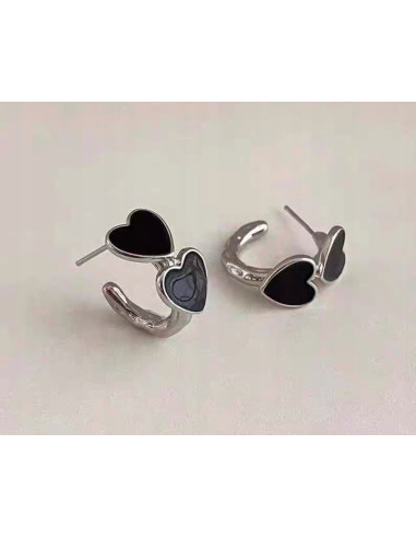 Kolczyki KOŁA Z SERDDUSZKAMI Lolita Accessories...