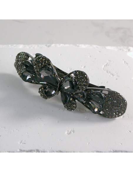 Klamra francuska elegancki motyl kryształki Lolita akcesoria