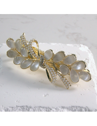 Klamra francuska elegancki listek Lolita akcesoria