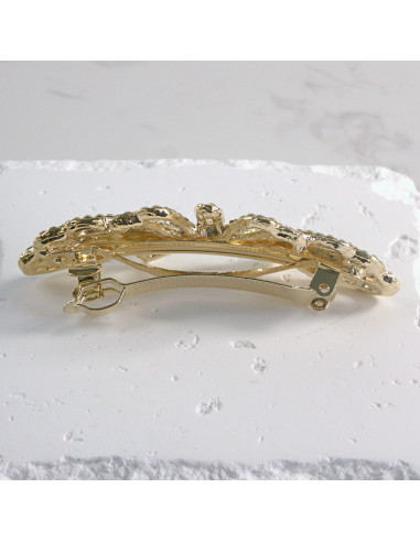 Klamra francuska motyl z perłami Lolita akcesoria