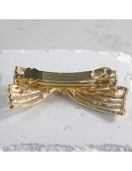 Klamra francuska kokarda z perłami Lolita akcesoria