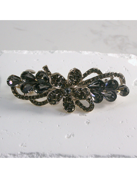 Klamra francuska kwiat z kryształkami Lolita akcesoria