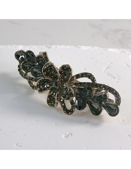 Klamra francuska kwiat z kryształkami Lolita akcesoria