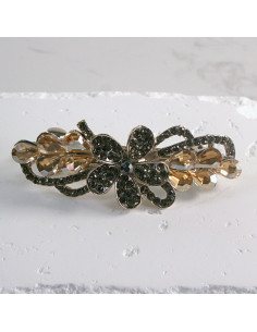 Klamra francuska kwiat z kryształkami Lolita akcesoria