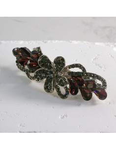 Klamra francuska kwiat z kryształkami Lolita akcesoria 2