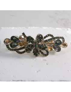 Klamra francuska kwiat z kryształkami Lolita akcesoria