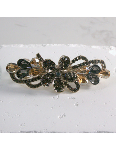 Klamra francuska kwiat z kryształkami Lolita akcesoria