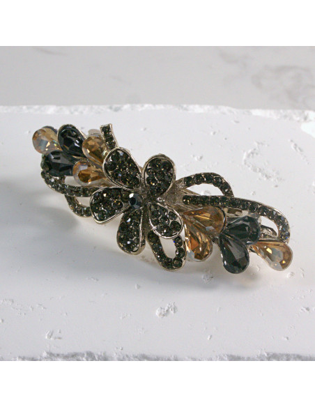 Klamra francuska kwiat z kryształkami Lolita akcesoria