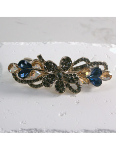 Klamra francuska kwiat z kryształkami Lolita akcesoria