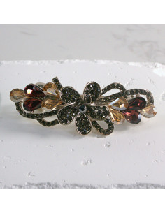 Klamra francuska kwiat z kryształkami Lolita akcesoria