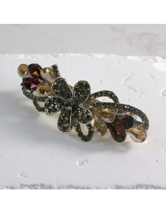 Klamra francuska kwiat z kryształkami Lolita akcesoria 2