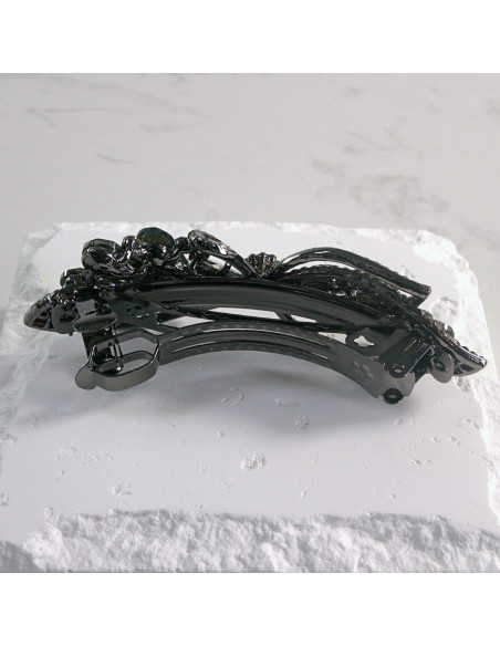 Klamra francuska kokarda z kryształkami Lolita akcesoria