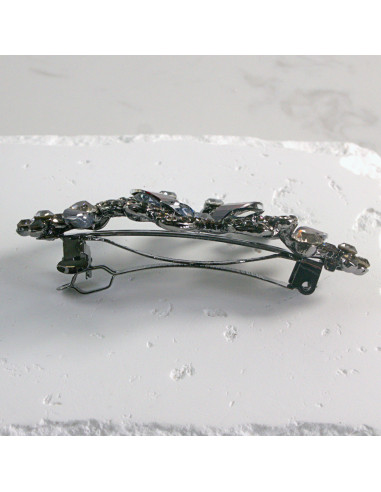 Klamra francuska  motyl z kryształkami Lolita...