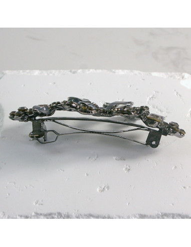 Klamra francuska  motyl z kryształkami Lolita...