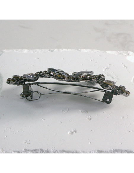 Klamra francuska  motyl z kryształkami Lolita akcesoria