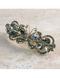 Klamra francuska motyl kryształki i cyrkonia Lolita... 2