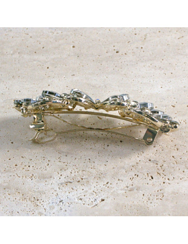 Klamra francuska motyl kryształki i cyrkonia...