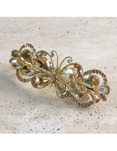 Klamra francuska motyl kryształki i cyrkonia Lolita... 2