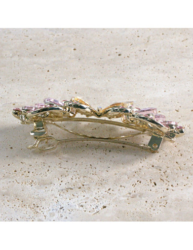 Klamra francuska motyl kryształki i cyrkonia...