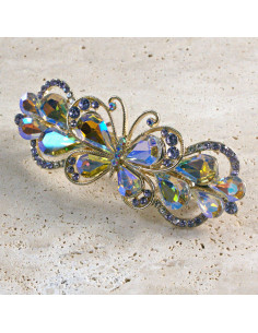 Klamra francuska motyl kryształki i cyrkonia Lolita... 2