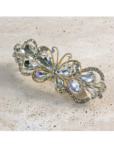 Klamra francuska motyl kryształki i cyrkonia Lolita... 2