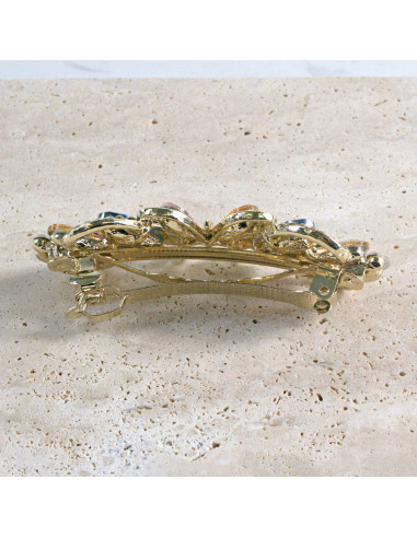 Klamra francuska motyl kryształki i cyrkonia...