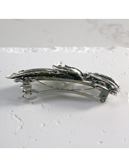 Klamra francuska listek z cyrkonia Lolita akcesoria