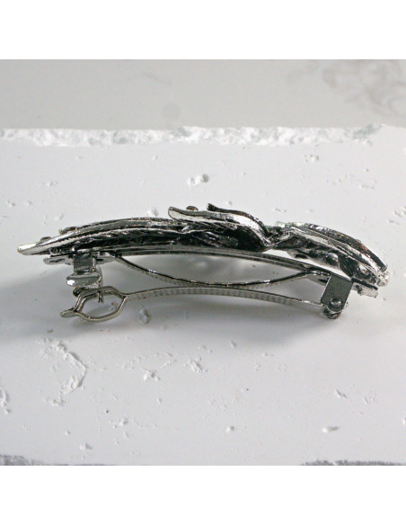 Klamra francuska listek z cyrkonia Lolita akcesoria