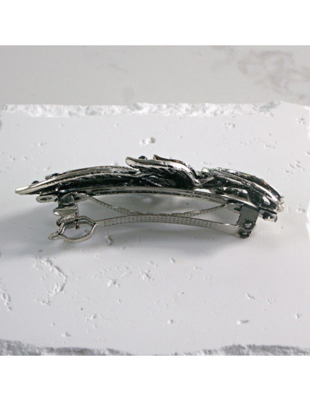 Klamra francuska listek z cyrkonia Lolita akcesoria