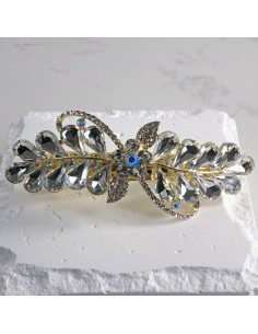 Klamra francuska a'la kokarda kryształki Lolita akcesoria