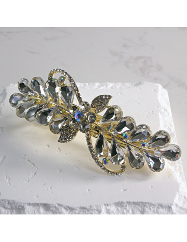 Klamra francuska a'la kokarda kryształki Lolita...