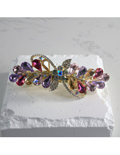 Klamra francuska a'la kokarda kryształki Lolita akcesoria