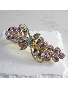 Klamra francuska a'la kokarda kryształki Lolita akcesoria 2